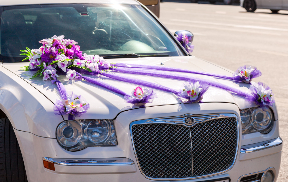 wedding car decoration